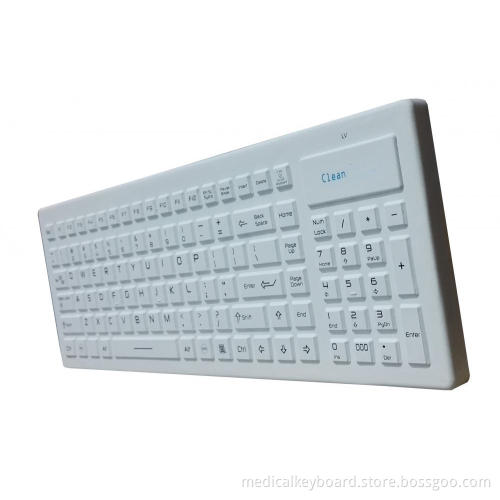 wirelress 2.4Ghz silicone slim medical keyboard for healthcare